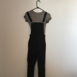 Madewell black overalls